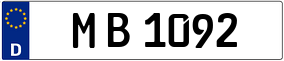 Truck License Plate